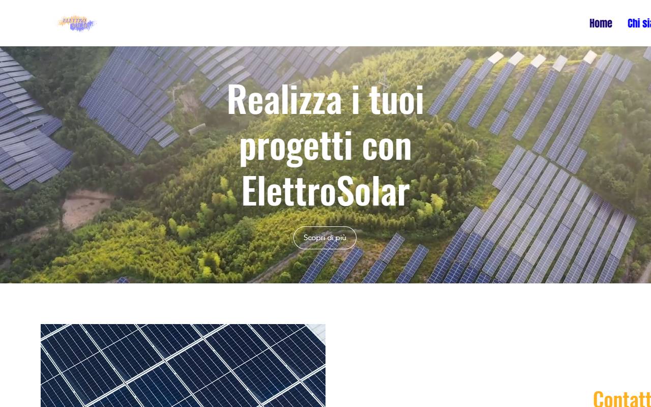 Anteprima del sito: Elettro Solar Sagl