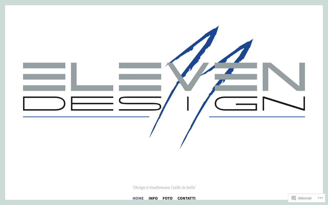 Anteprima del sito: ELEVEN 11 DESIGN