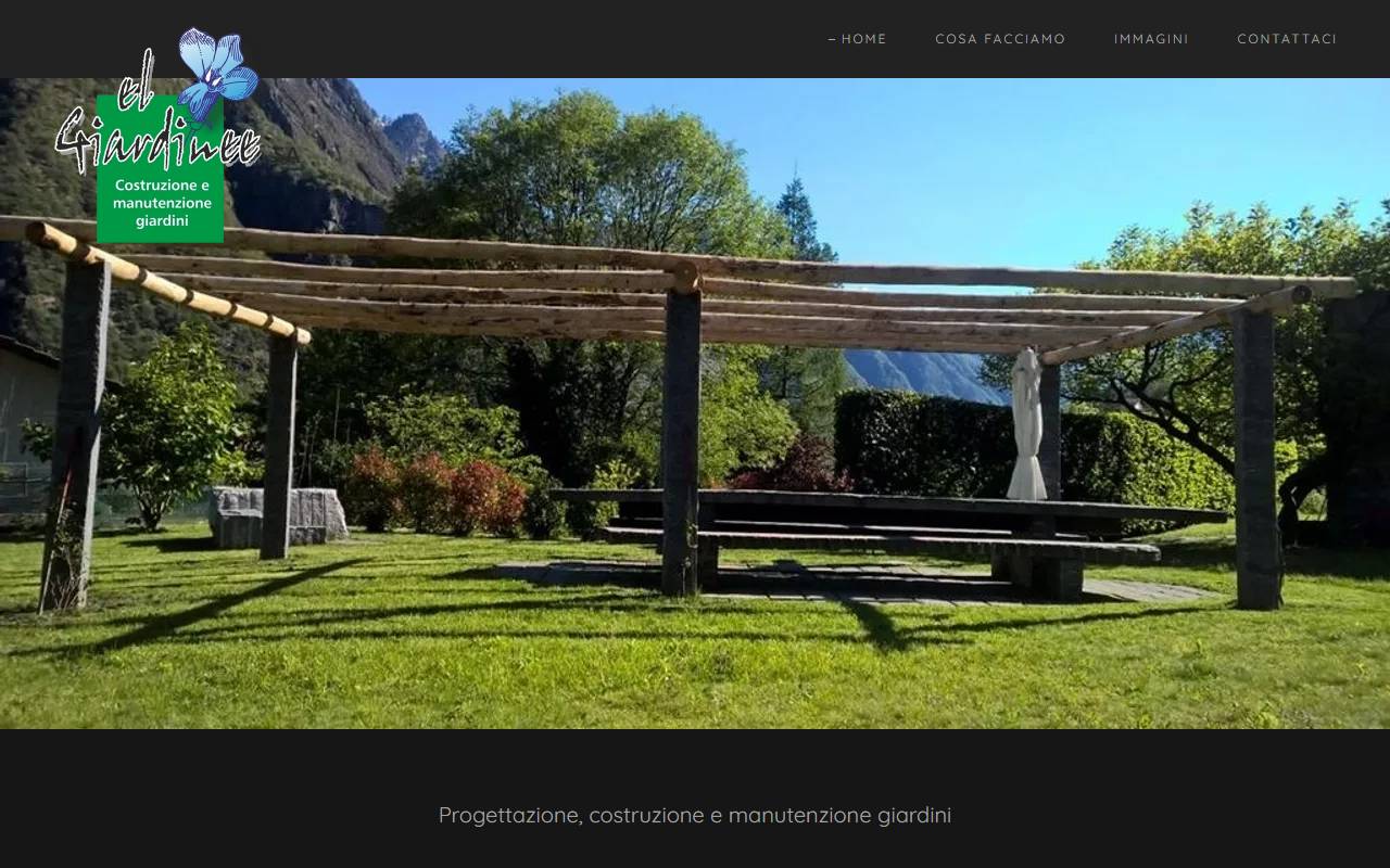 Anteprima del sito: El Giardinee SA, Succursale di Cresciano