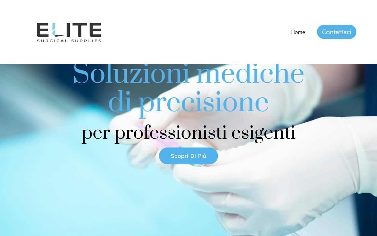 Anteprima del sito: Elite Surgical Supplies SA