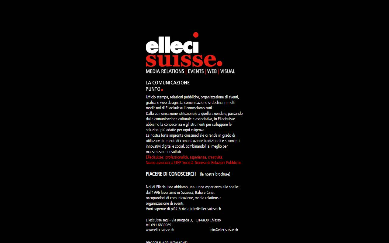 Anteprima del sito: Ellecisuisse Sagl