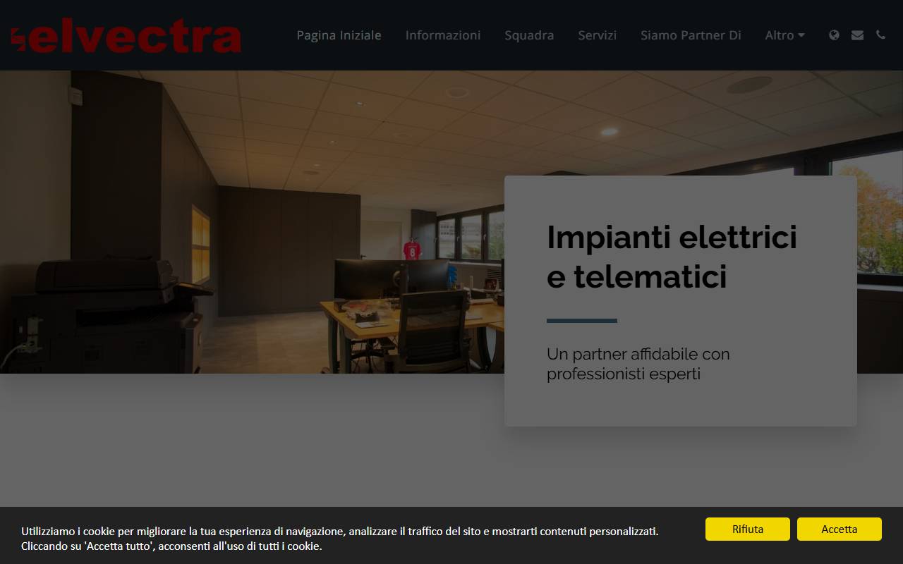 Anteprima del sito: Elvectra Sagl
