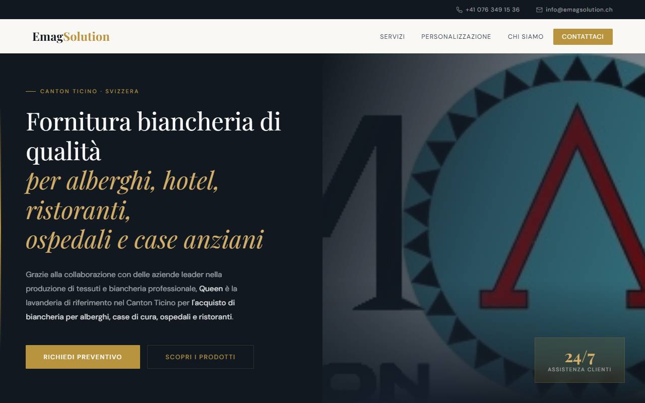 Anteprima del sito: EMAG SOLUTION SAGL
