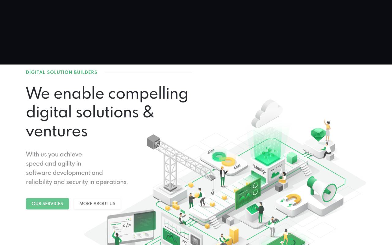 Anteprima del sito: EMBRIO.tech AG
