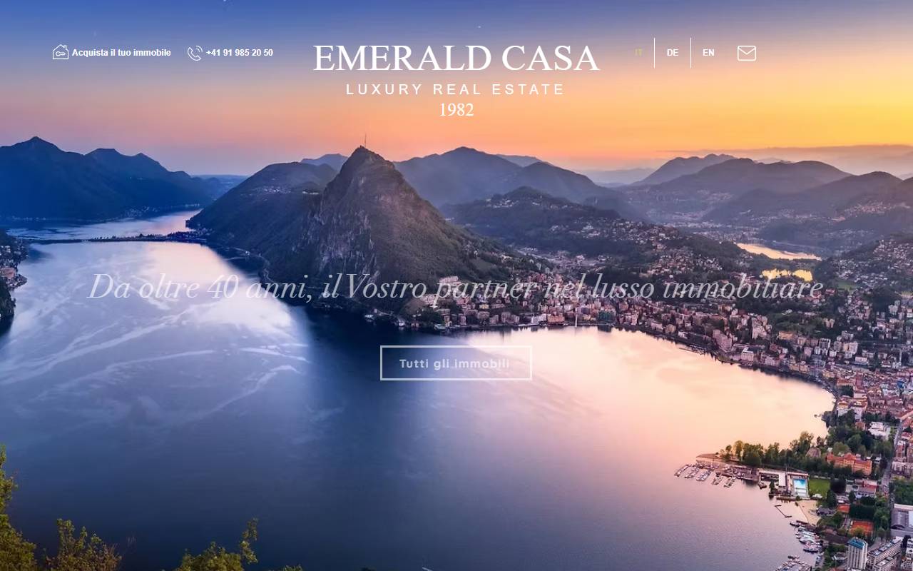 Anteprima del sito: Emerald Casa SA