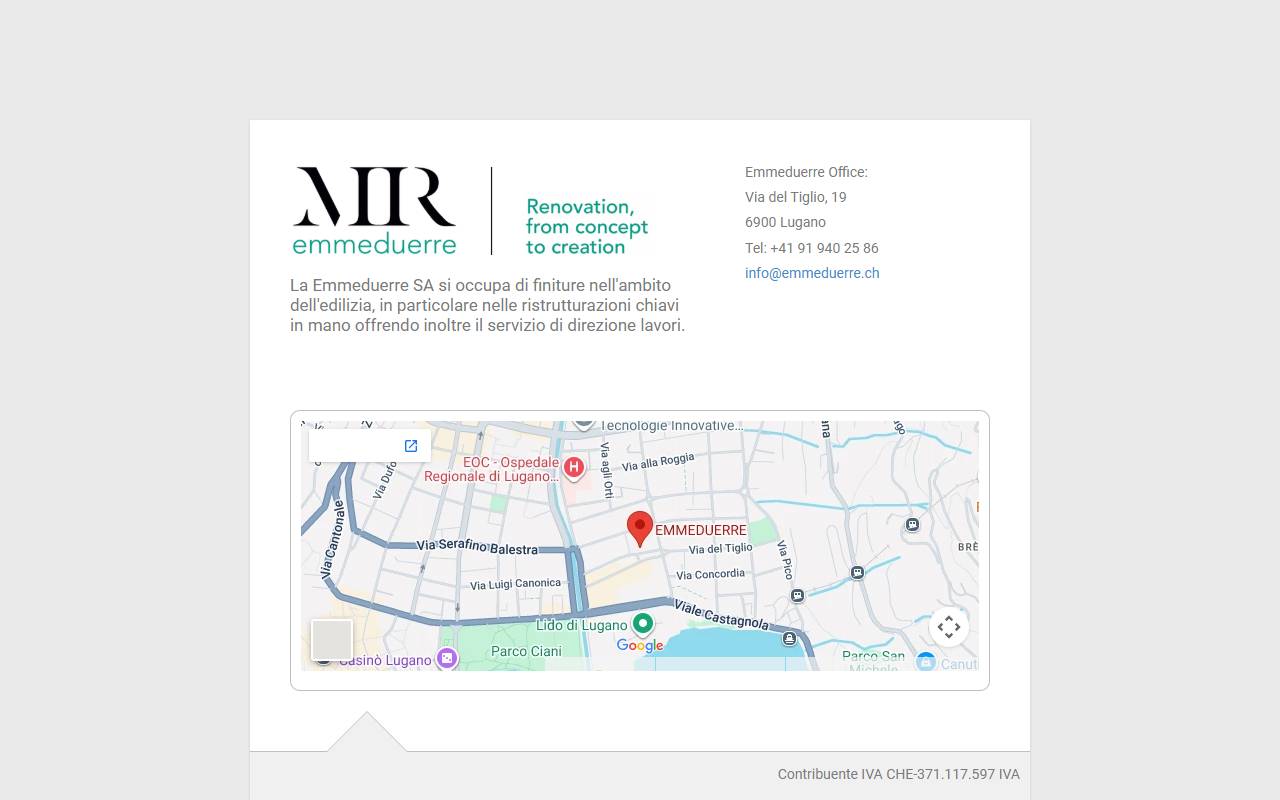 Anteprima del sito: Emmeduerre SA