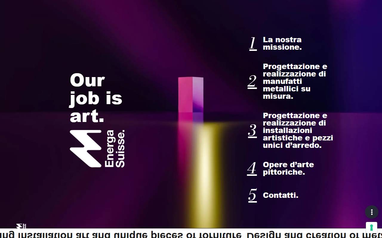 Anteprima del sito: ENERGA SUISSE SA