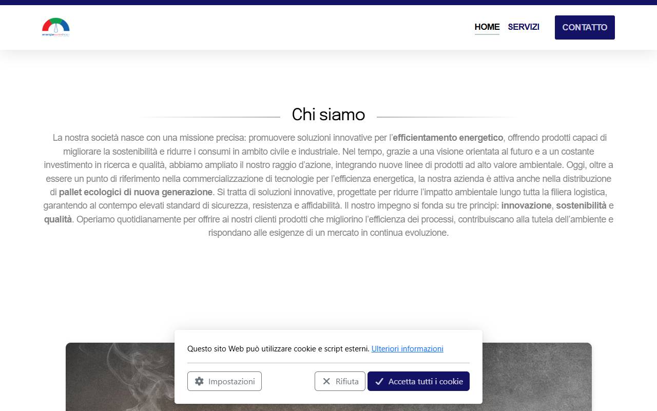 Anteprima del sito: ENERGIASWISS HPC Sagl