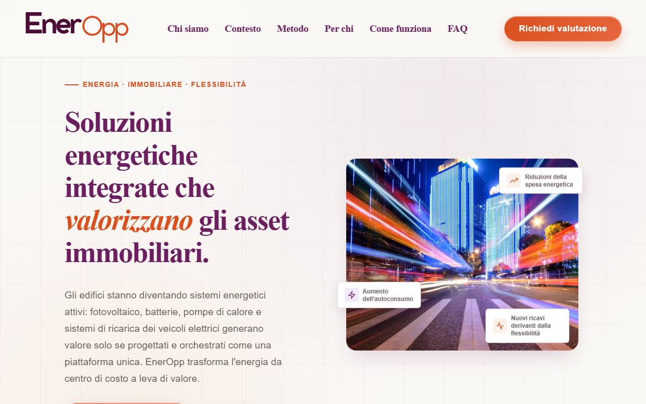 Anteprima del sito: EnerOpp SA