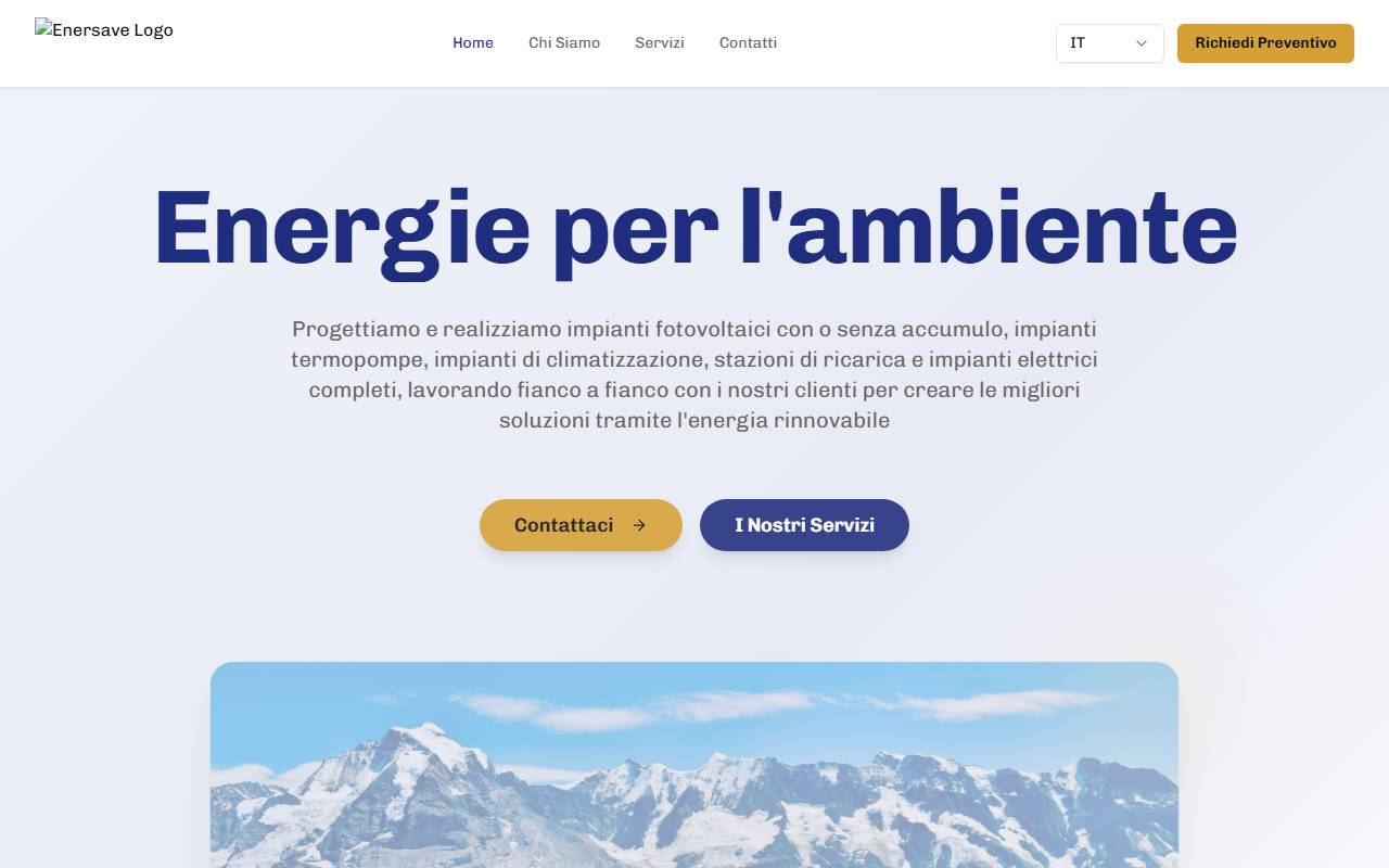 Anteprima del sito: Enersave Sagl