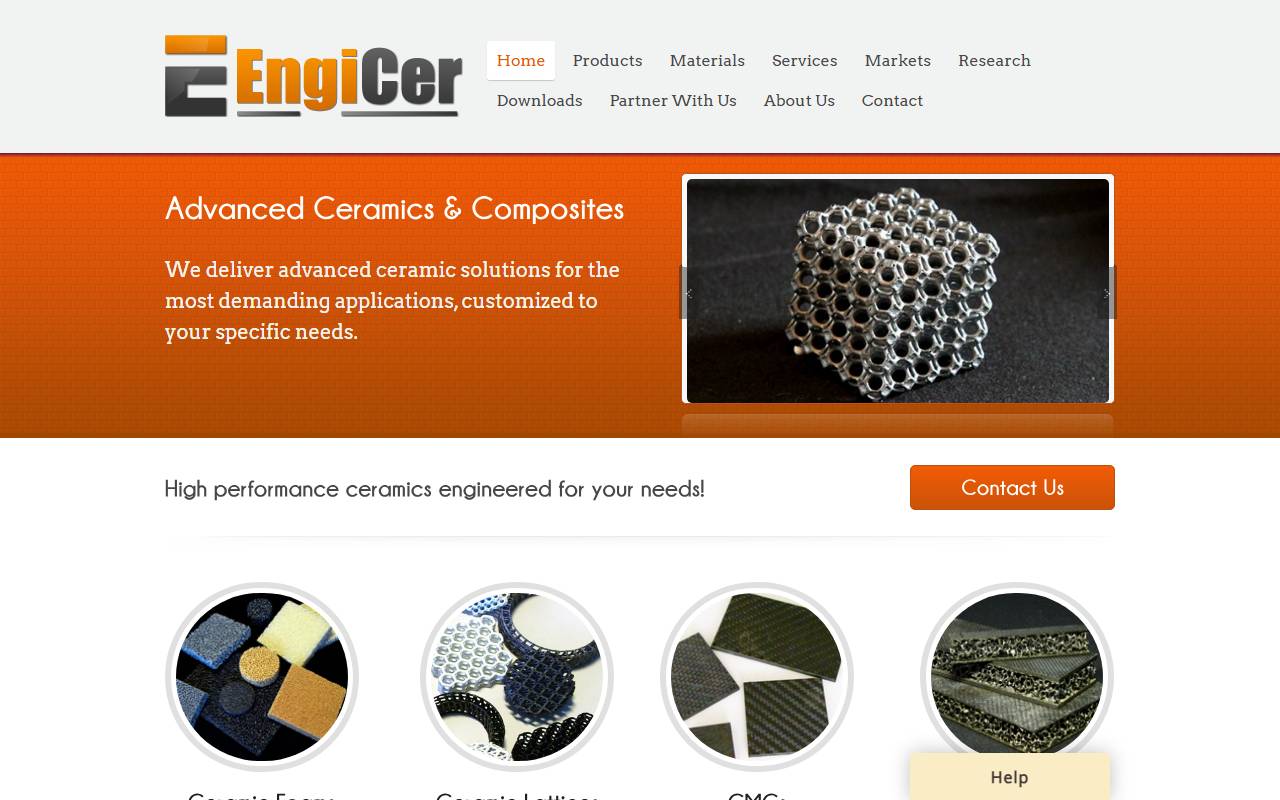 Anteprima del sito: EngiCer SA