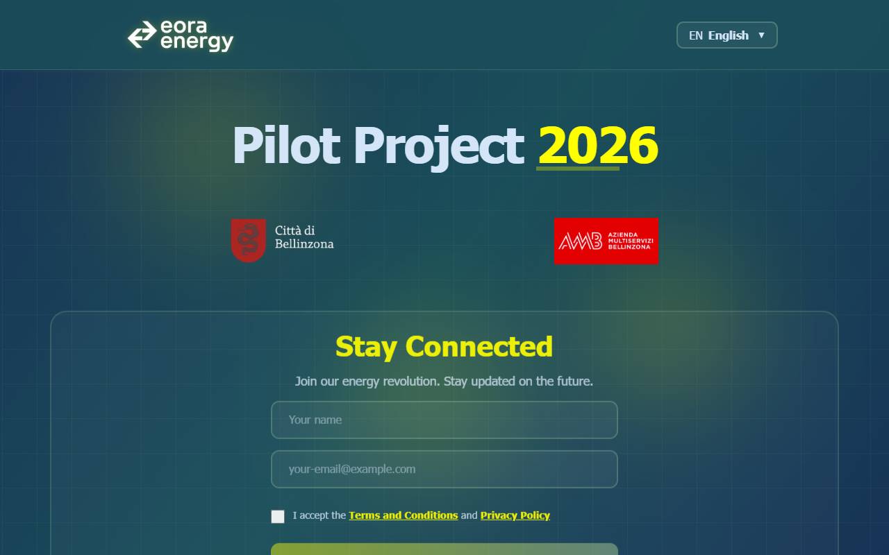 Anteprima del sito: EORA Energy SNC