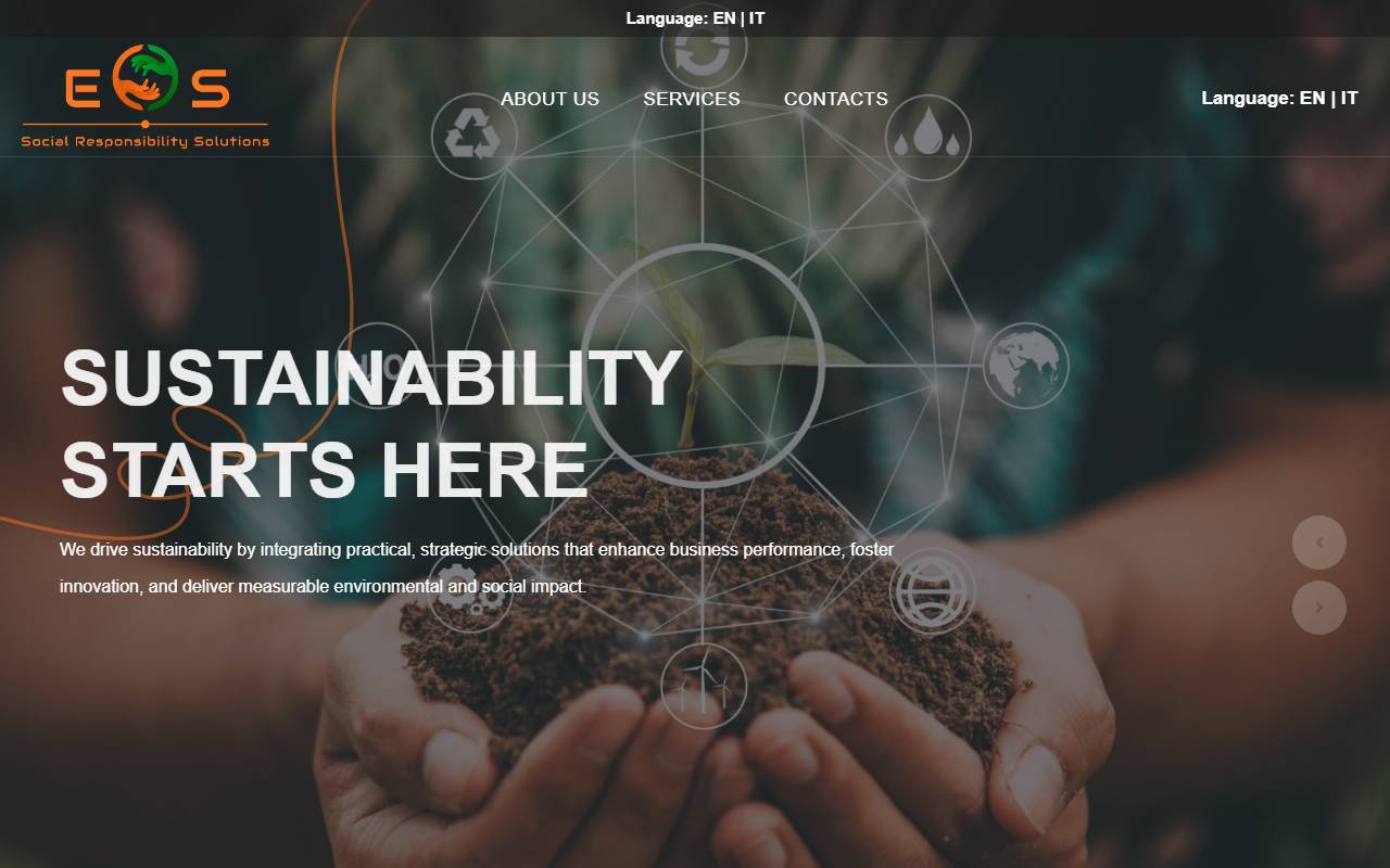 Anteprima del sito: EOS Social Responsibility Solutions SA