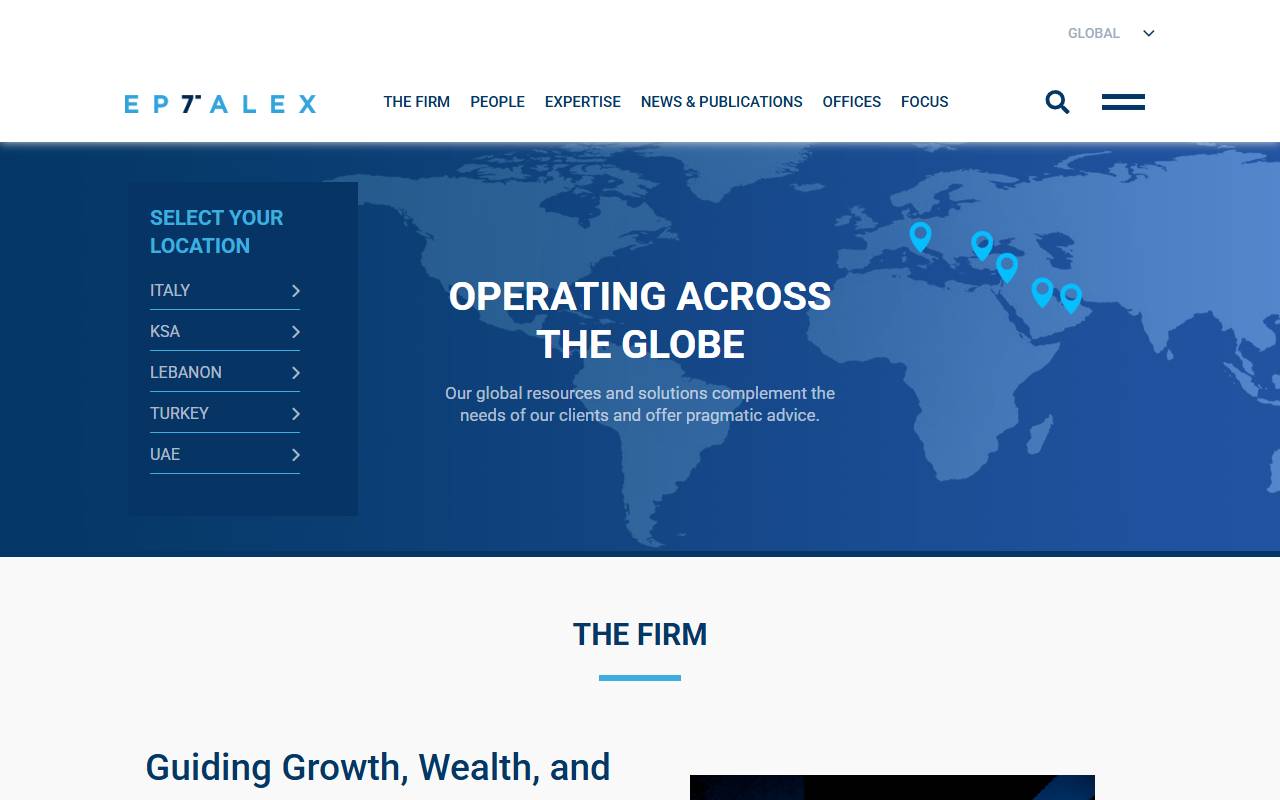 Anteprima del sito: Eptalex