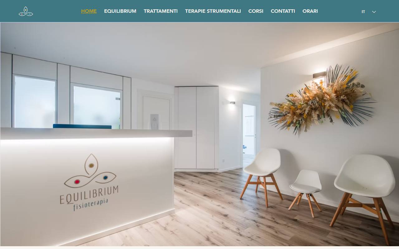 Anteprima del sito: Equilibrium Fisioterapia Sagl
