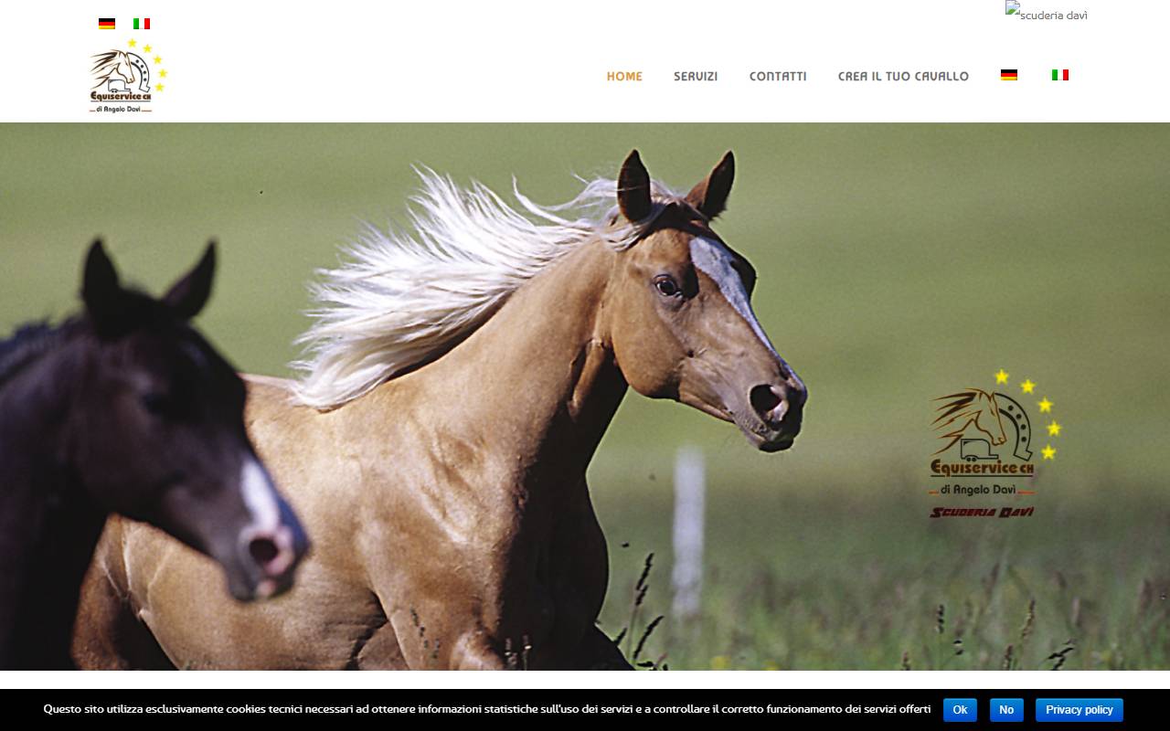 Anteprima del sito: Equiservice CH Sagl