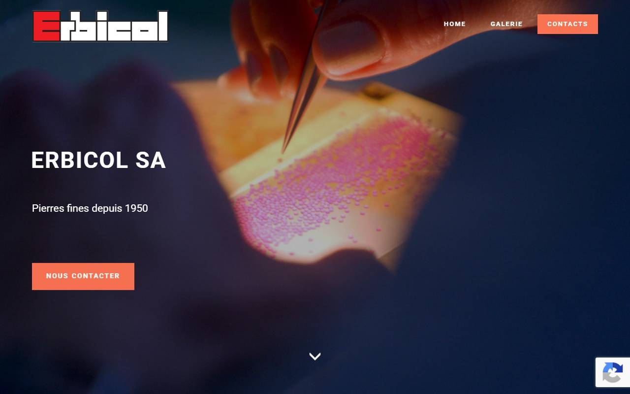 Anteprima del sito: Erbicol SA