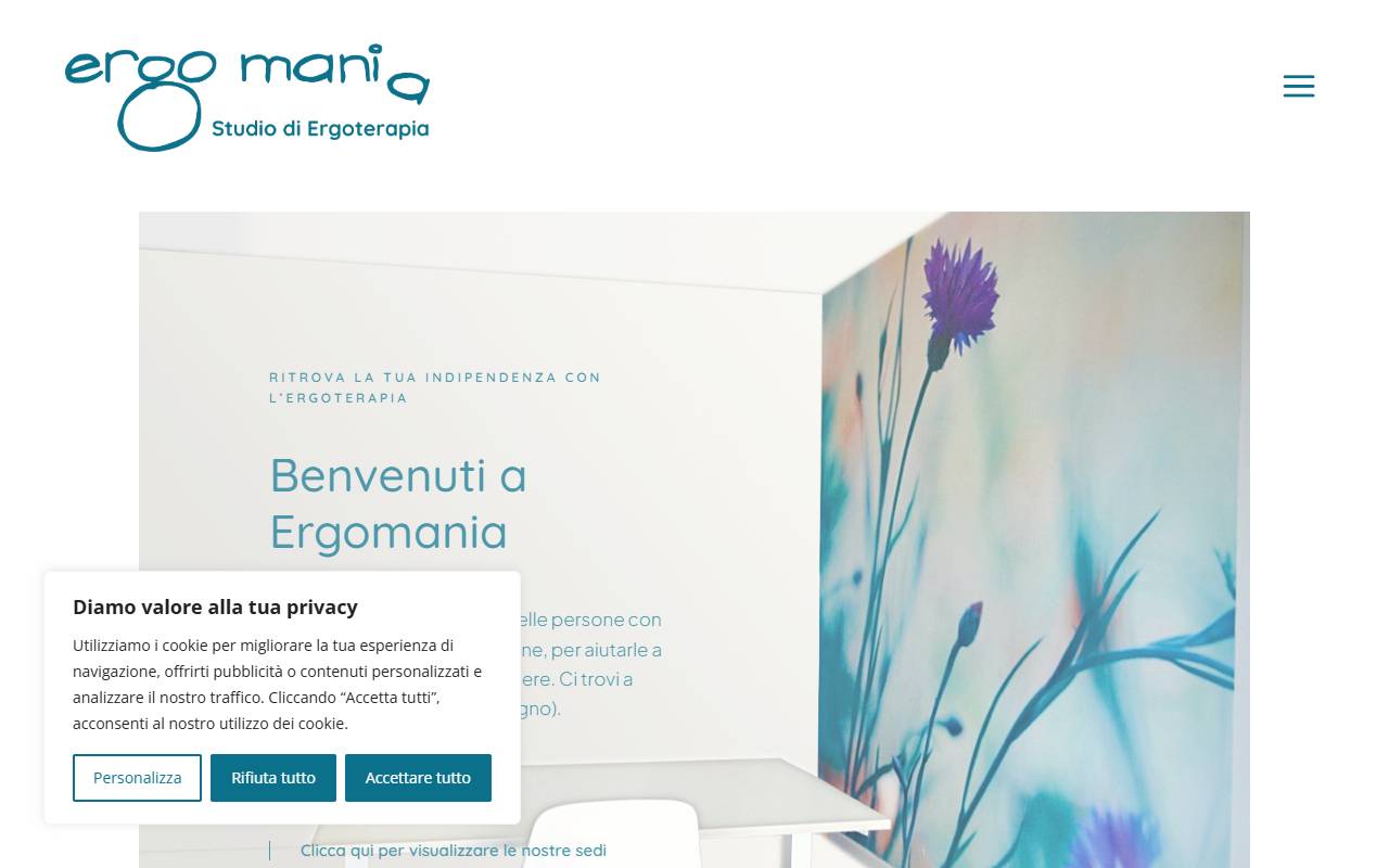 Anteprima del sito: Ergomania di Judith Hungerbühler