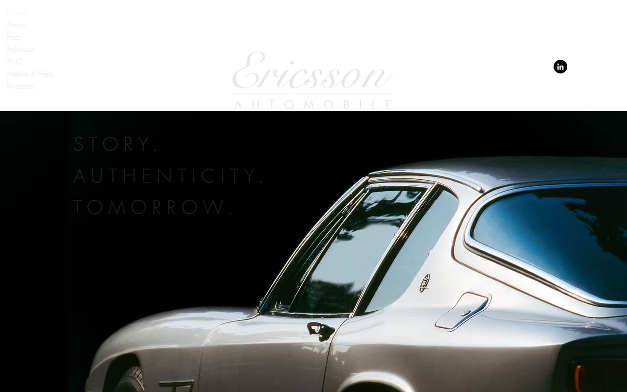 Anteprima del sito: Ericsson Automobile SA