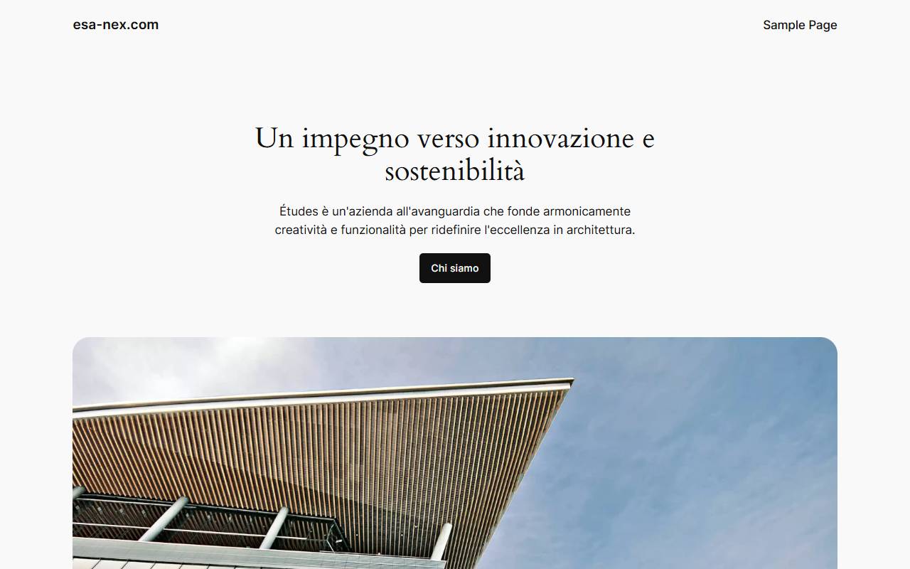 Anteprima del sito: esa-nex sagl