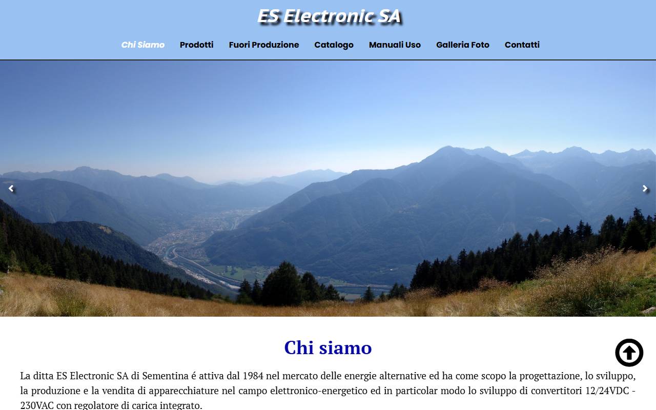 Anteprima del sito: ES Electronic SA