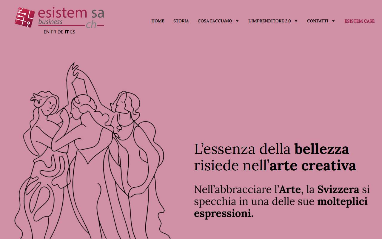 Anteprima del sito: Esistem SA