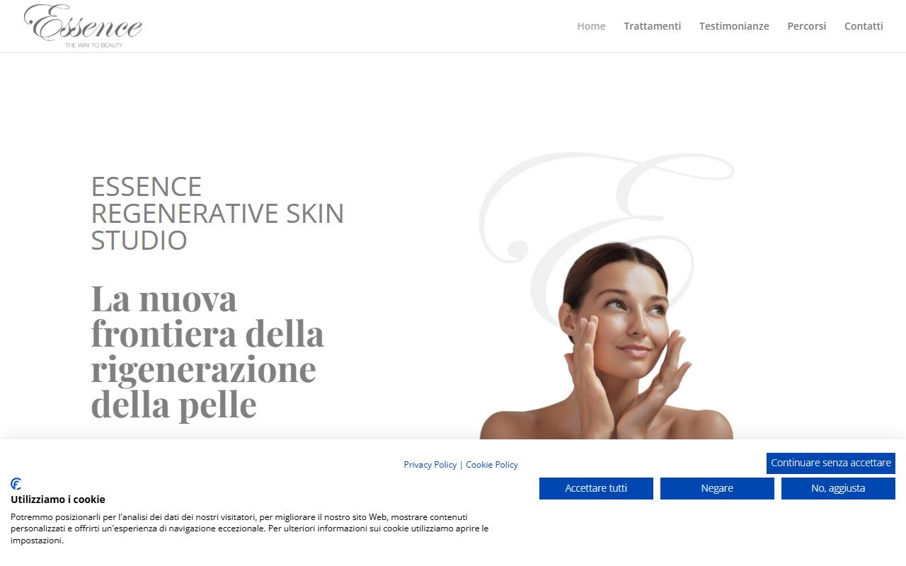 Anteprima del sito: Essence Beauty Sagl