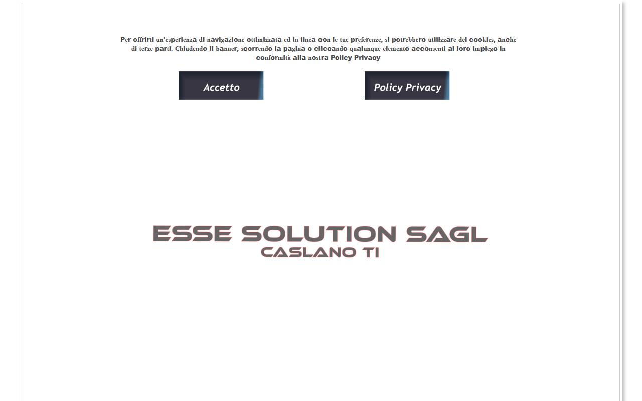 Anteprima del sito: ESSE SOLUTION SAGL