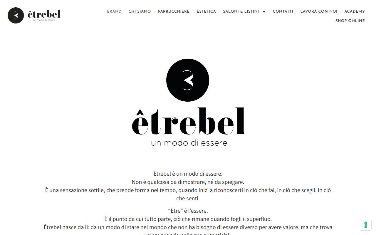 Anteprima del sito: Etrebel SA