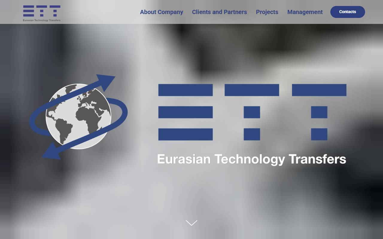 Anteprima del sito: Eurasian Technology Transfers Sagl