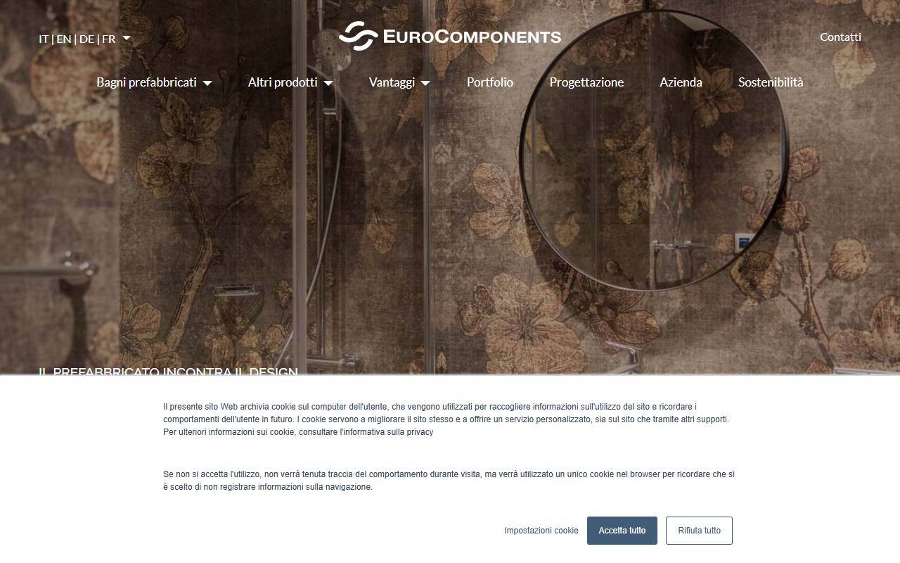 Anteprima del sito: Eurocomponents (Suisse) SA