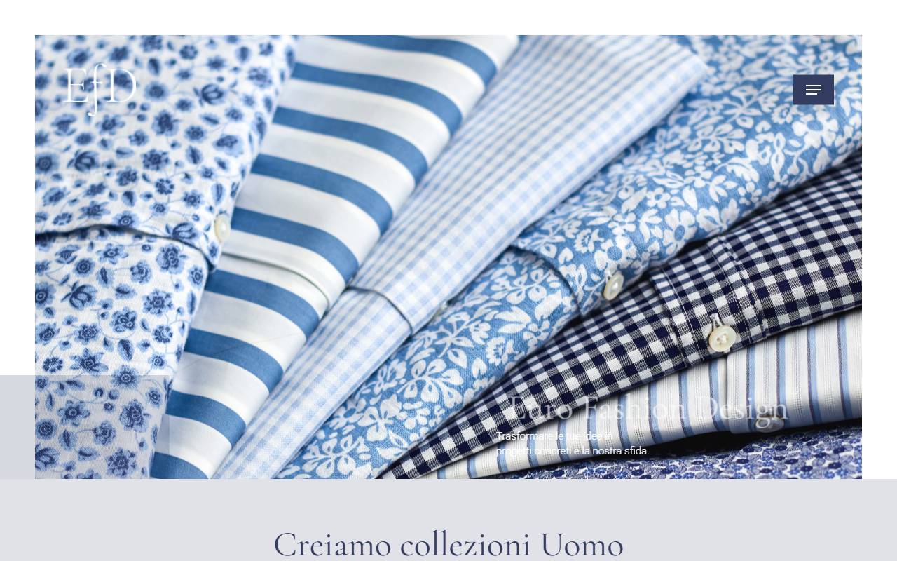 Anteprima del sito: EURO FASHION DESIGN SAGL
