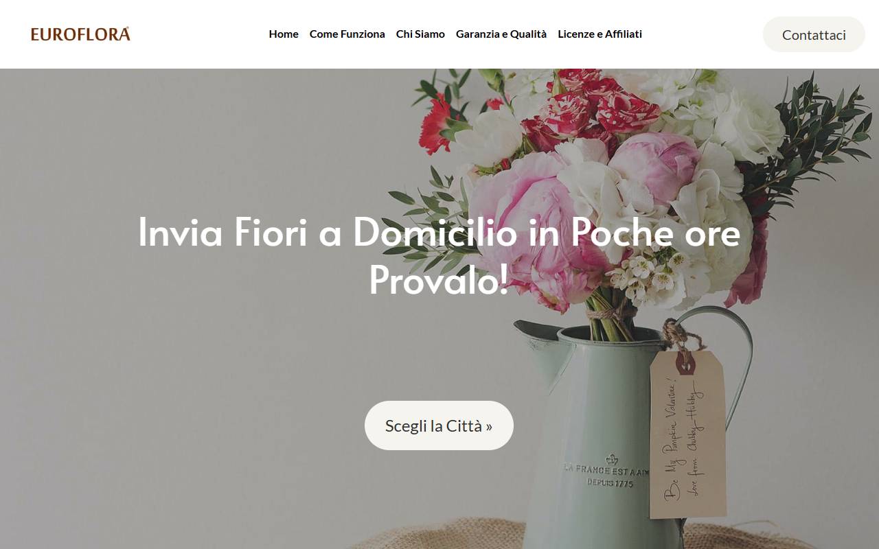 Anteprima del sito: EUROFLORA Sagl