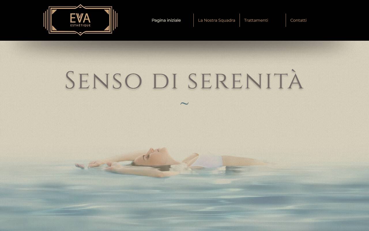 Anteprima del sito: Eva Esthétique Sagl
