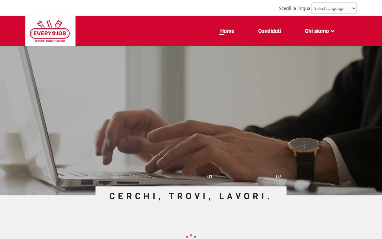 Anteprima del sito: EVERY JOB SA