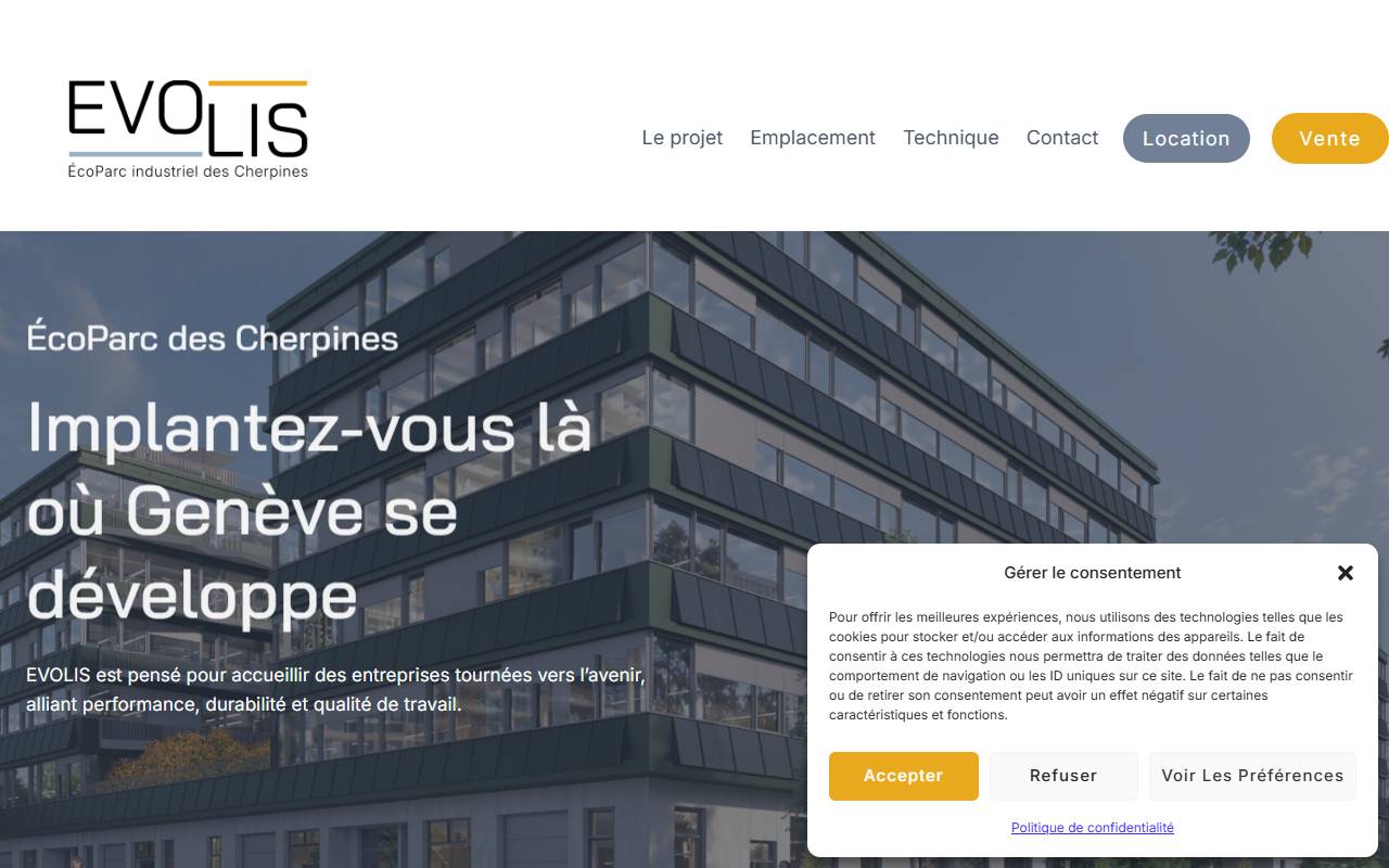 Anteprima del sito: EVOLis Sagl