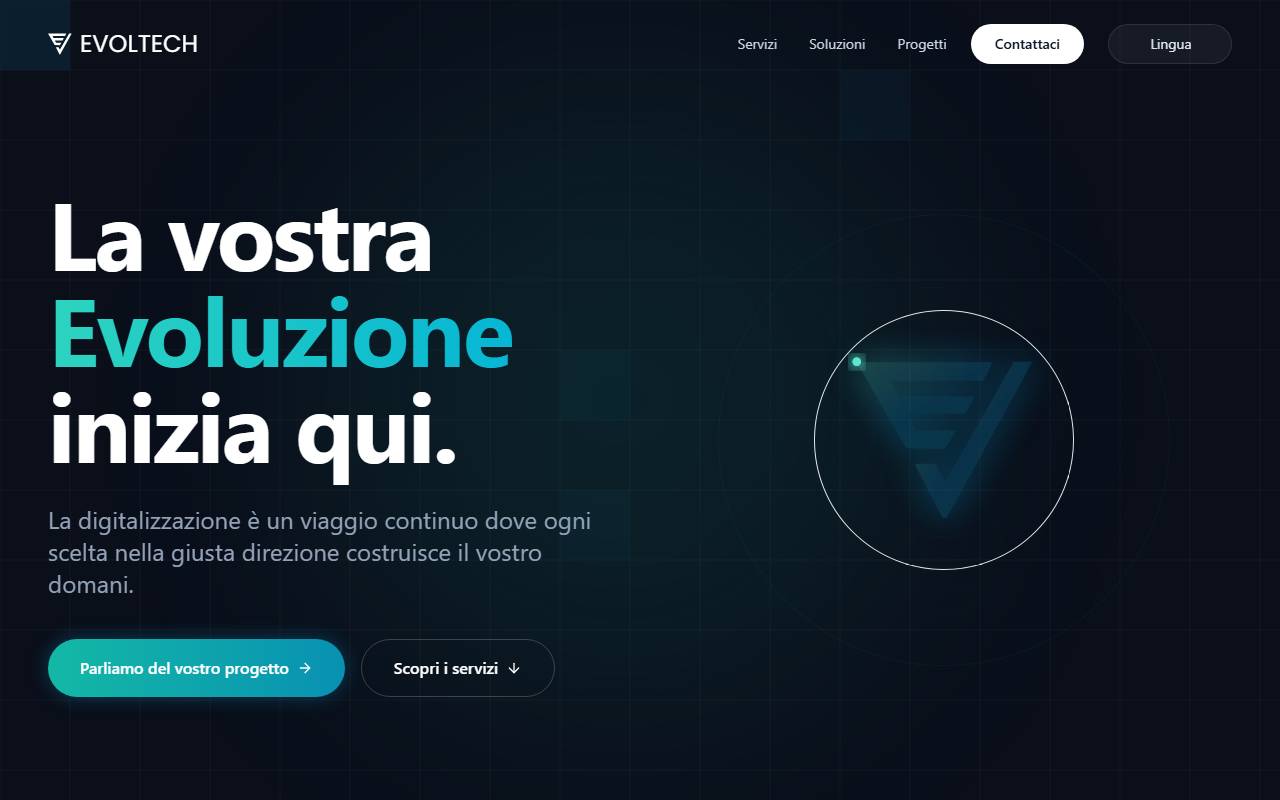 Anteprima del sito: Evoltech Systems Sagl