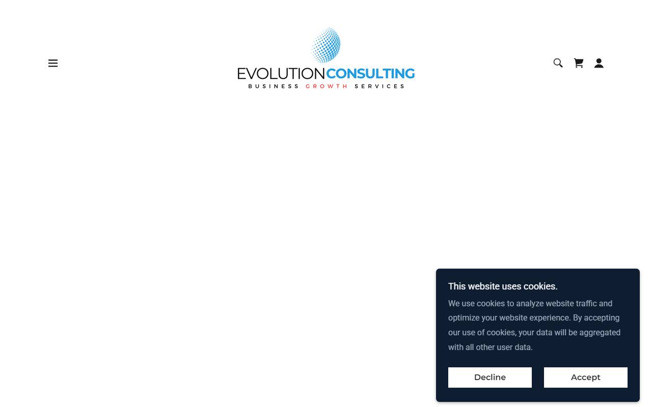 Anteprima del sito: Evolution Consulting di Ioana Florina Giboi