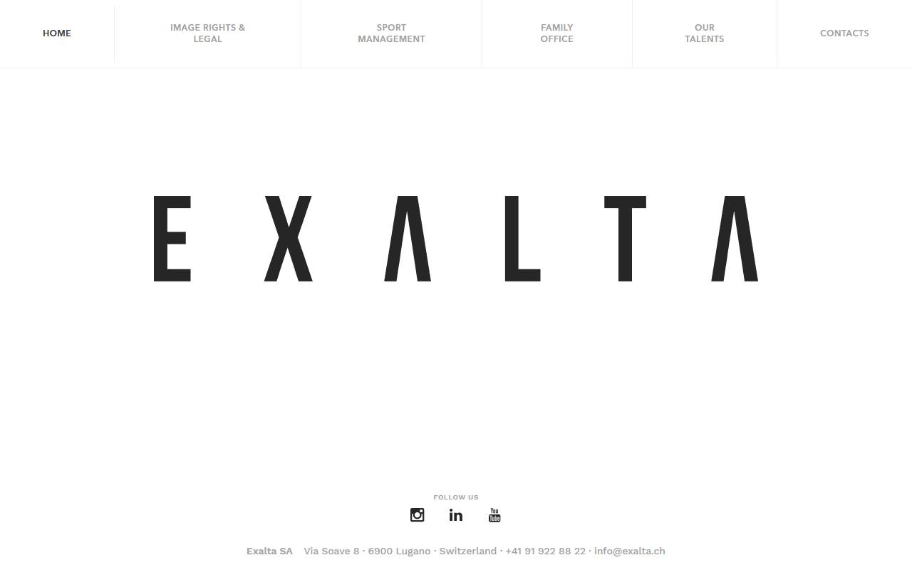 Anteprima del sito: Exalta SA