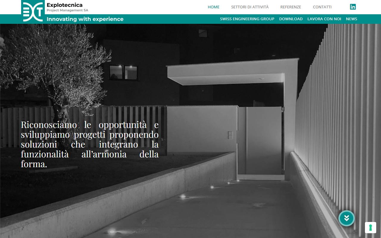 Anteprima del sito: Explotecnica Project Management SA