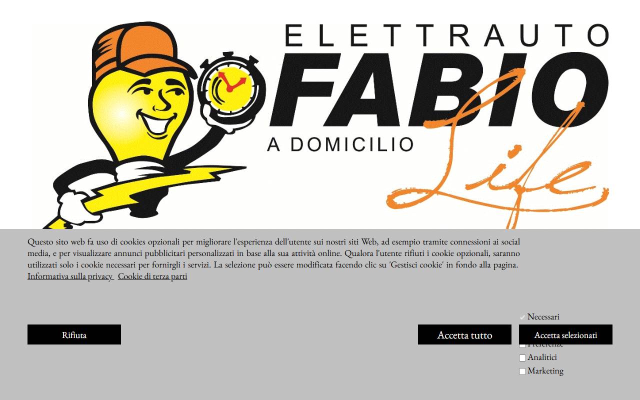 Anteprima del sito: Elettrauto FabioLife di Fabio Vita