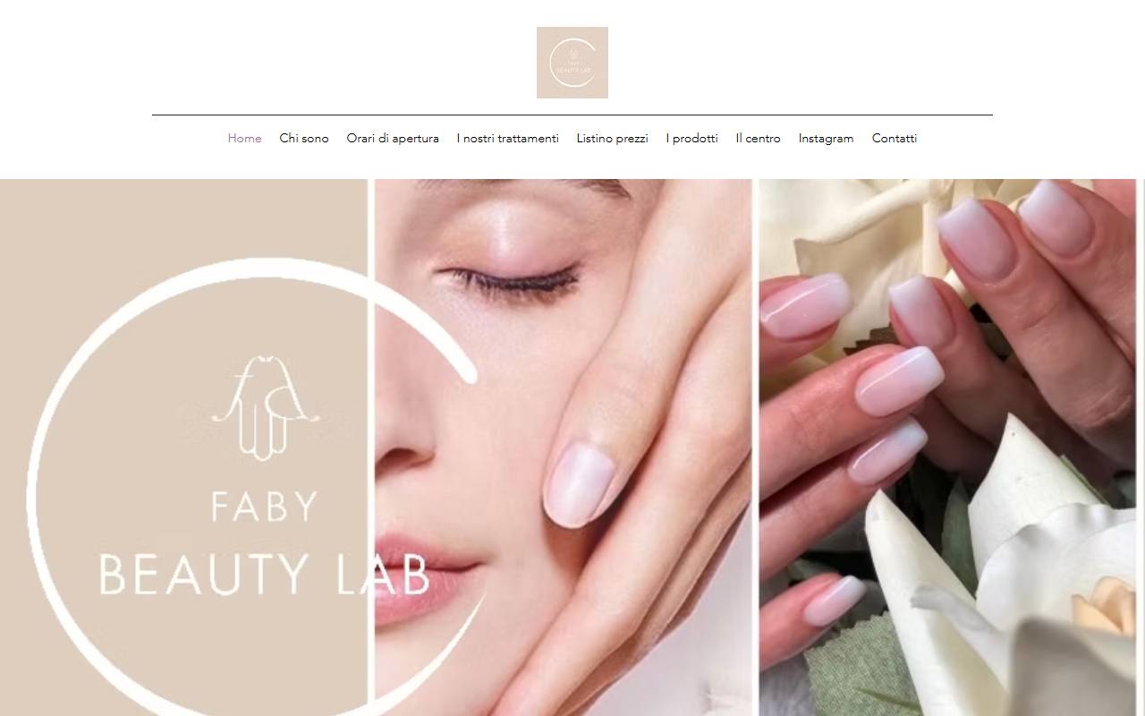 Anteprima del sito: FABY BEAUTY LAB di FABIANA ANTONIETTI