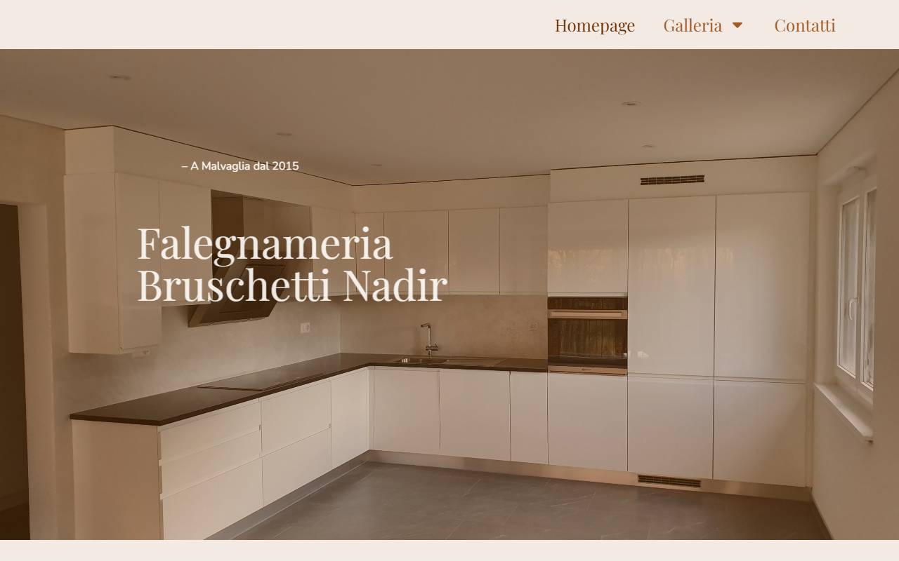 Anteprima del sito: FALEGNAMERIA BRUSCHETTI NADIR
