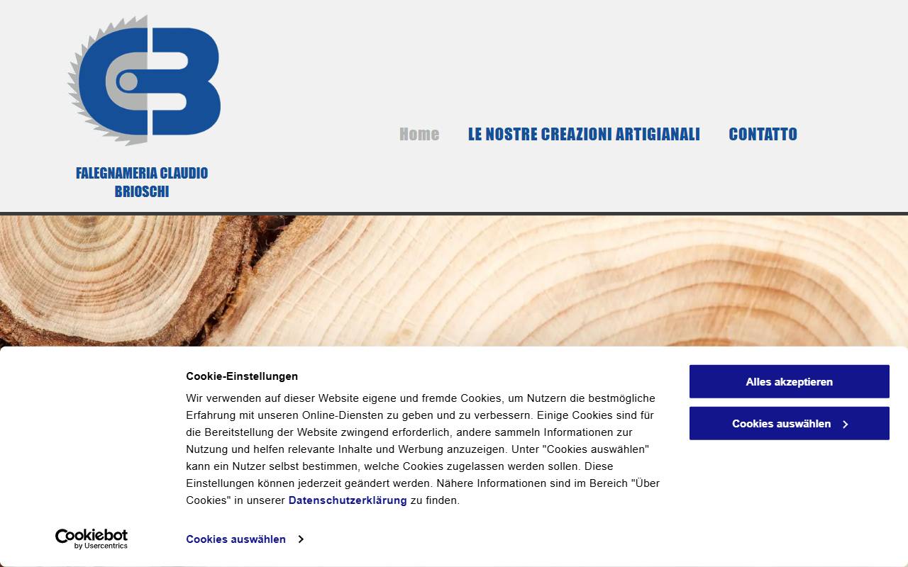 Anteprima del sito: Falegnameria Claudio Brioschi Sagl