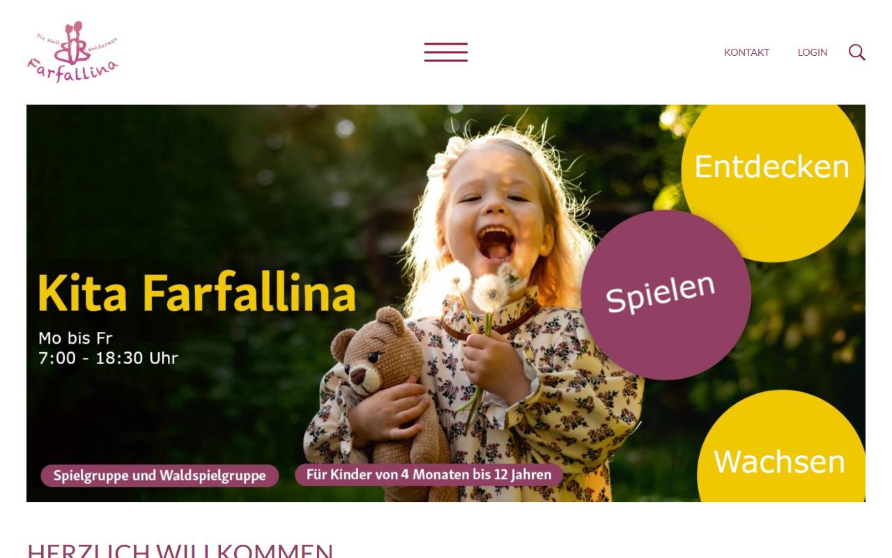 Anteprima del sito: Farfallina SA