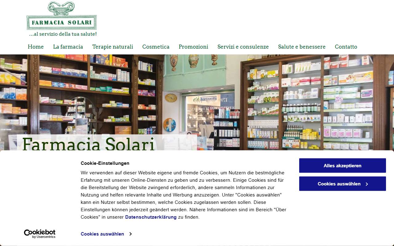 Anteprima del sito: Tebam SA
