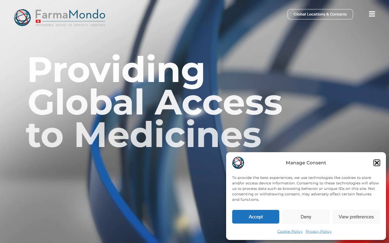 Anteprima del sito: FARMA MONDO SA