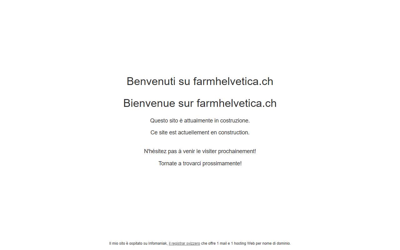 Anteprima del sito: FarmHelvetica SA