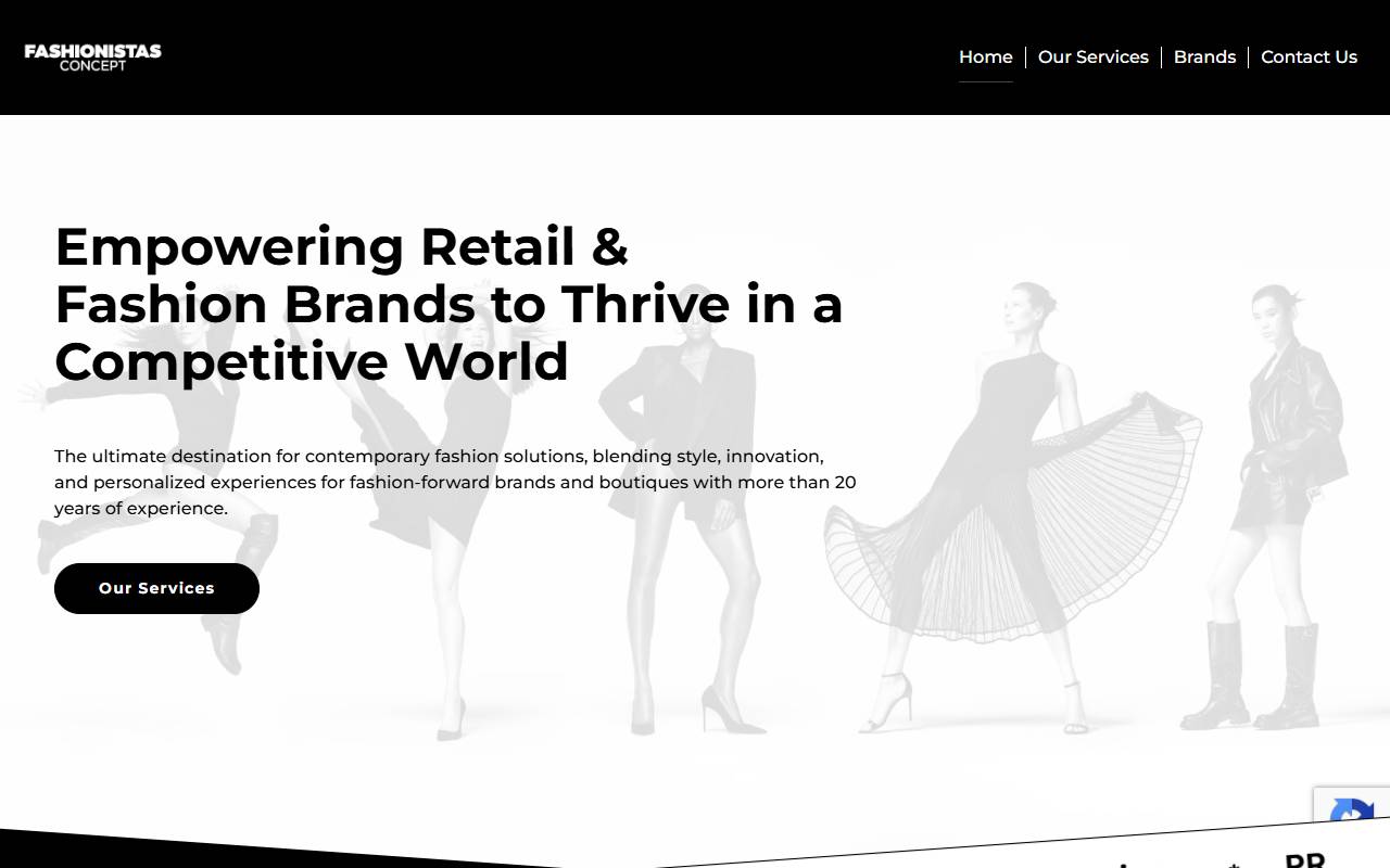 Anteprima del sito: Fashionistas Concept Sagl
