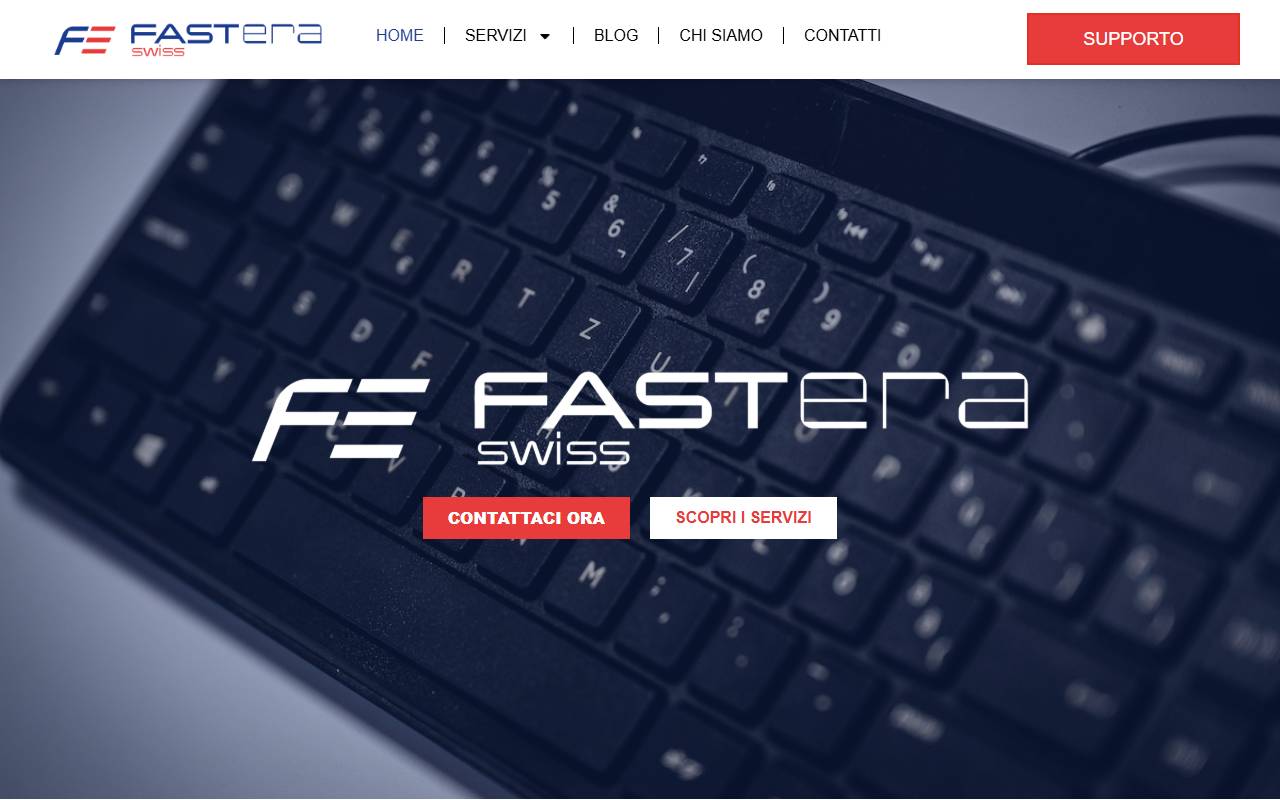 Anteprima del sito: fastERA Swiss SA